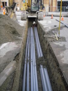 underground utility trenching Poulsbo, WA